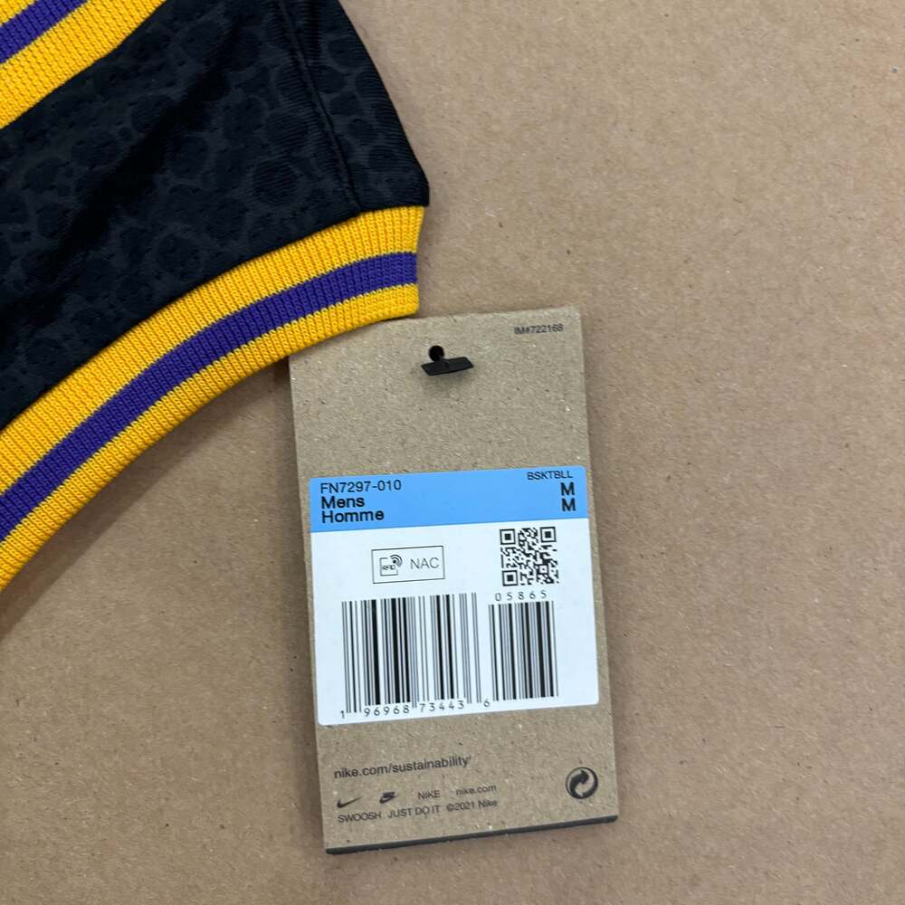 Nike Kobe Bryant LA Lakers Black Mamba Swingman Jersey - Picture 4 of 4